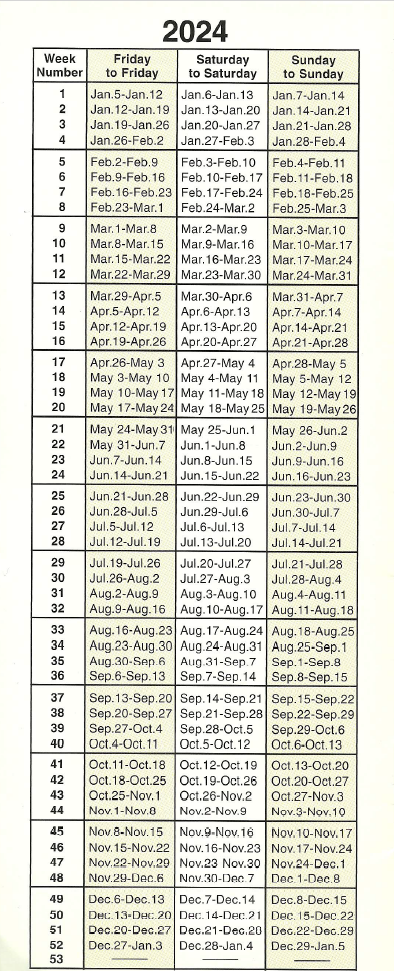 Kalender 2024